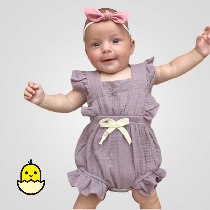 Ruffle Sleeve Romper - Image 3